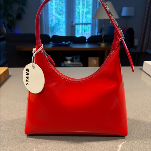 STAUD Handbags - Staud Red Scotty Bag